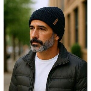 Moosejaw Winterfetti Beanie Men’s Knit Ski Hat Outdoor Adventure Gorpcore OS